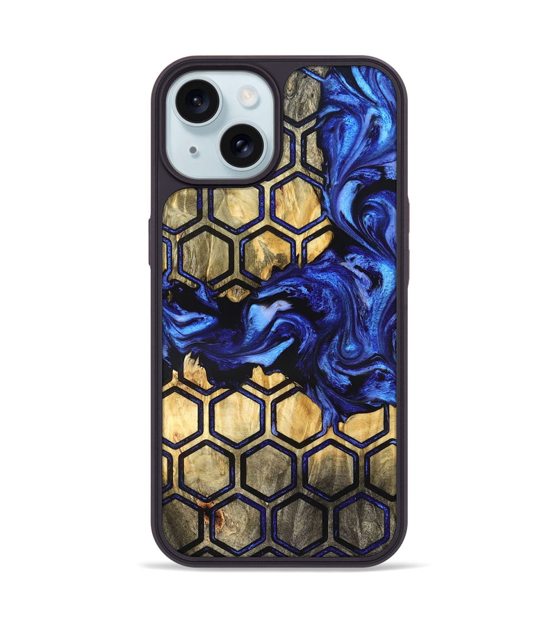iPhone 15 Wood Phone Case - Kailee (Pattern, 826803)