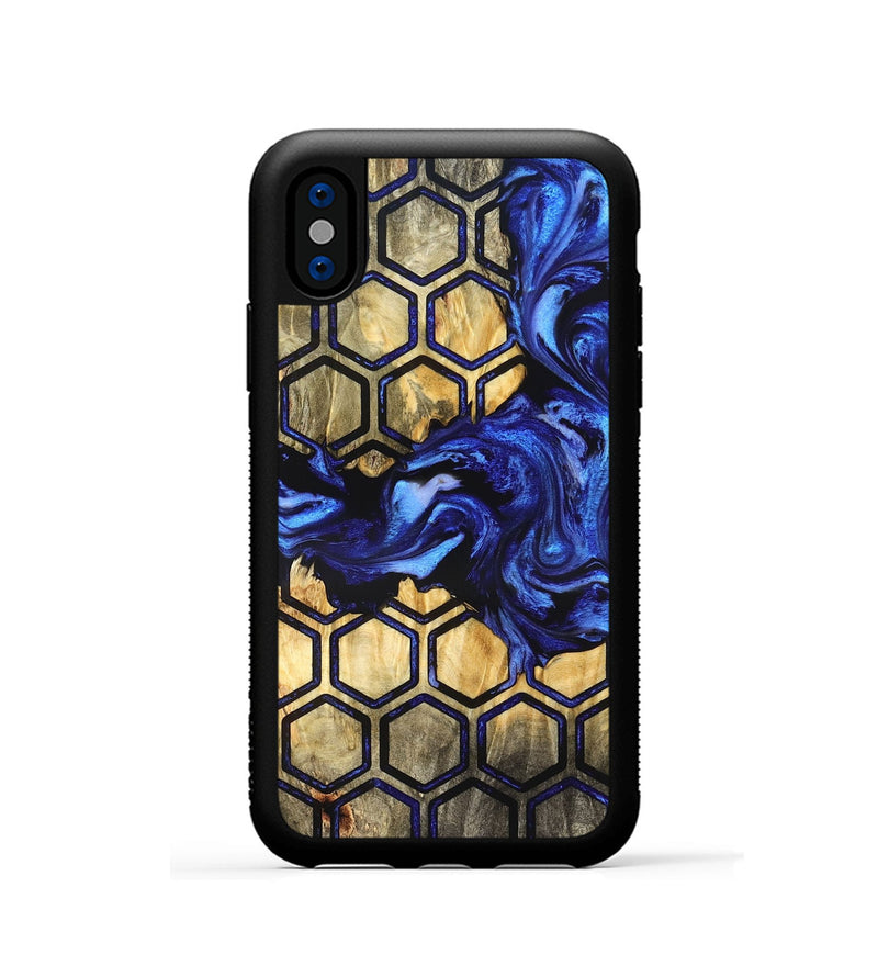 iPhone Xs Wood Phone Case - Kailee (Pattern, 826803)
