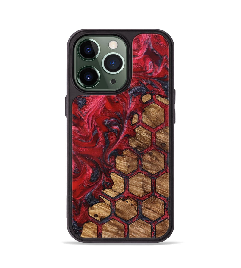 iPhone 13 Pro Wood Phone Case - Jaylon (Pattern, 826804)