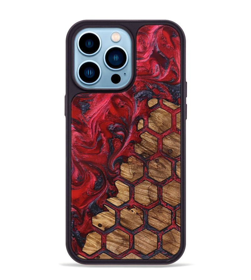 iPhone 14 Pro Max Wood Phone Case - Jaylon (Pattern, 826804)