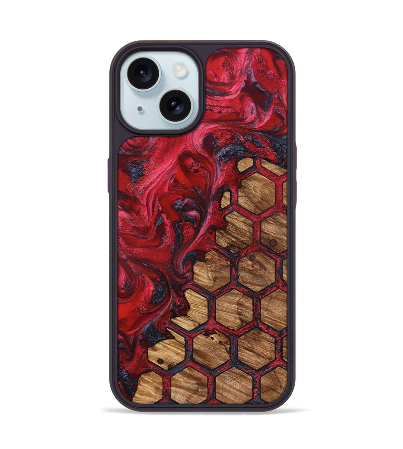 iPhone 15 Wood Phone Case - Jaylon (Pattern, 826804)