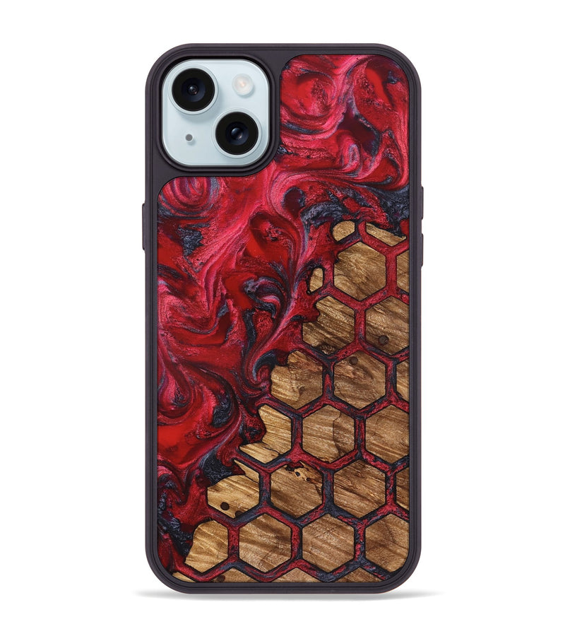 iPhone 15 Plus Wood Phone Case - Jaylon (Pattern, 826804)
