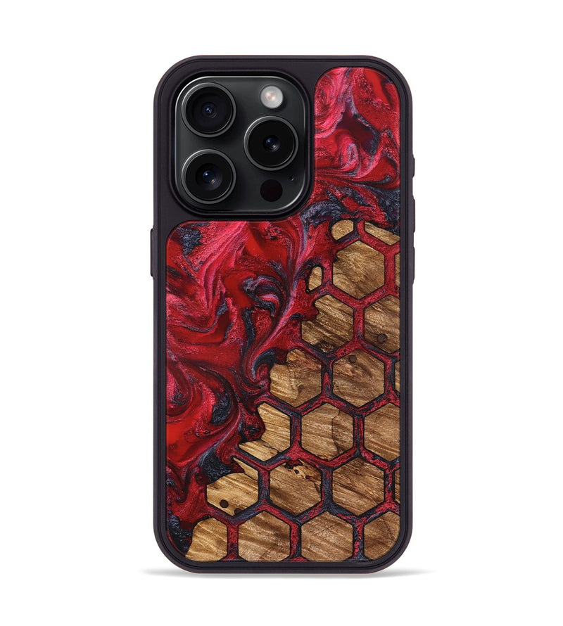 iPhone 15 Pro Wood Phone Case - Jaylon (Pattern, 826804)