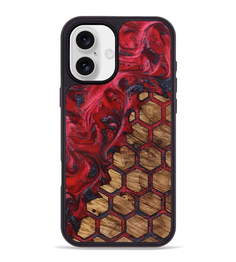 iPhone 16 Plus Wood Phone Case - Jaylon (Pattern, 826804)