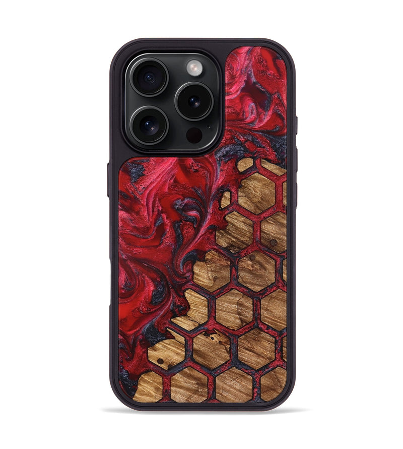 iPhone 16 Pro Wood Phone Case - Jaylon (Pattern, 826804)