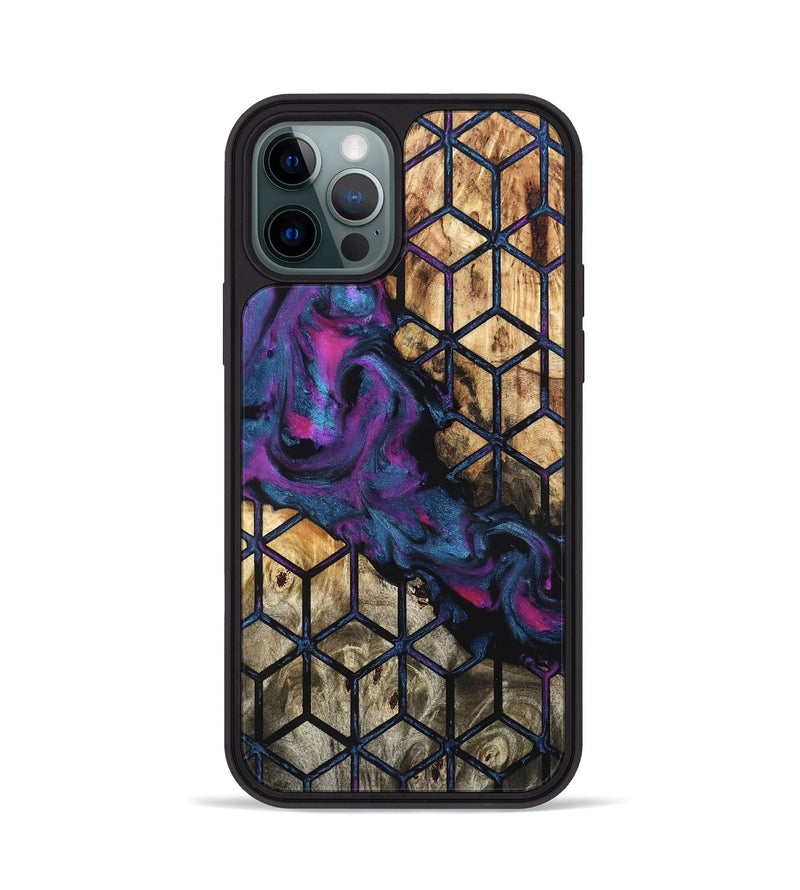 iPhone 12 Pro Wood Phone Case - Zackery (Pattern, 826805)
