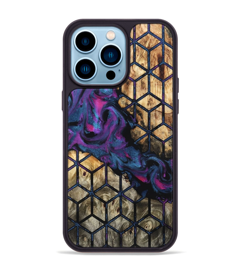 iPhone 14 Pro Max Wood Phone Case - Zackery (Pattern, 826805)