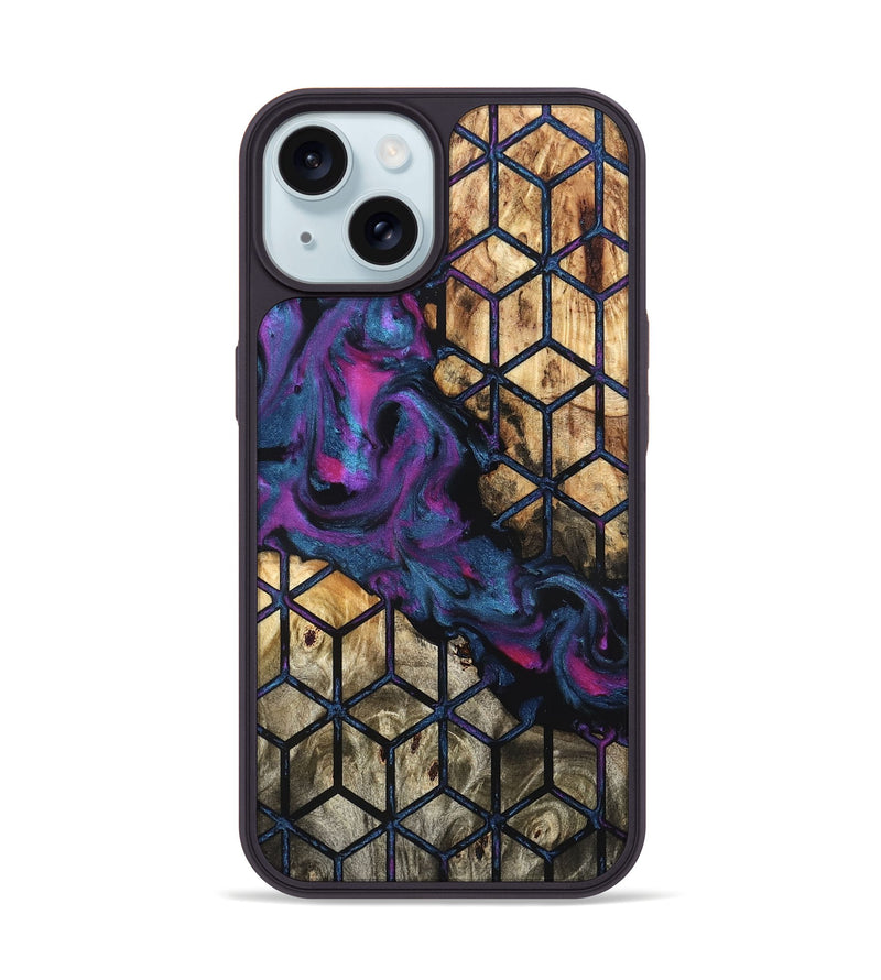 iPhone 15 Wood Phone Case - Zackery (Pattern, 826805)