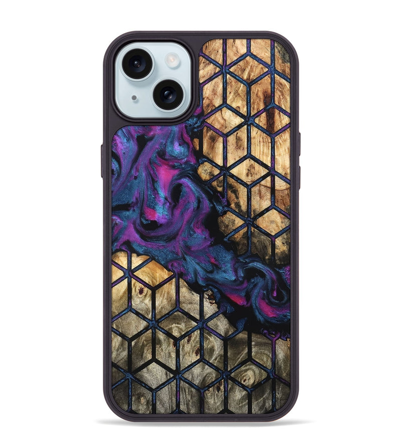 iPhone 15 Plus Wood Phone Case - Zackery (Pattern, 826805)