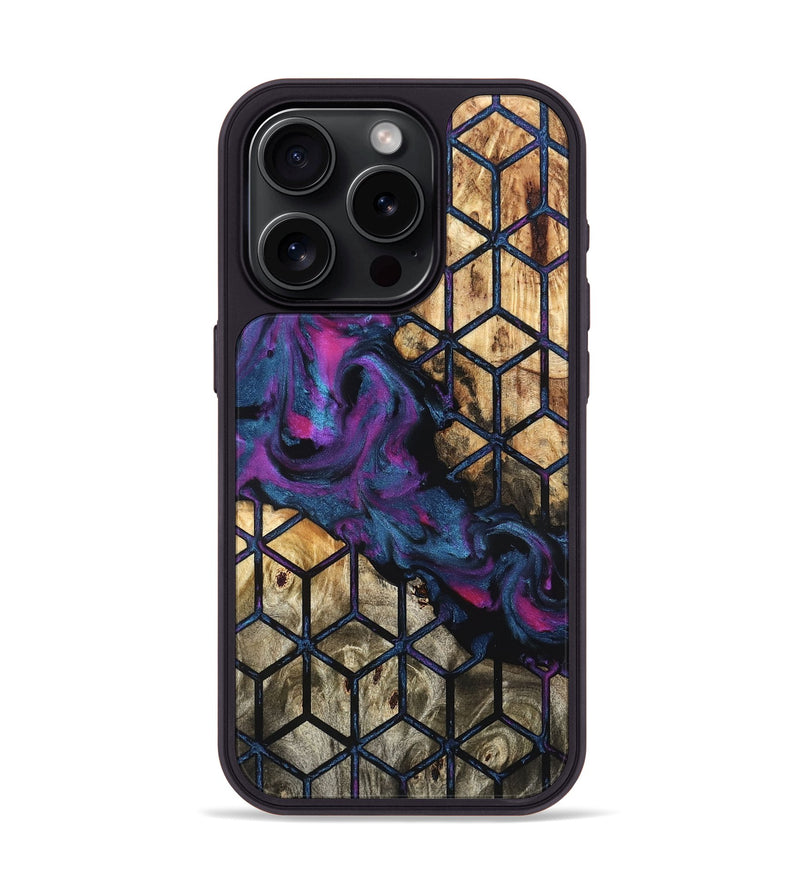 iPhone 15 Pro Wood Phone Case - Zackery (Pattern, 826805)