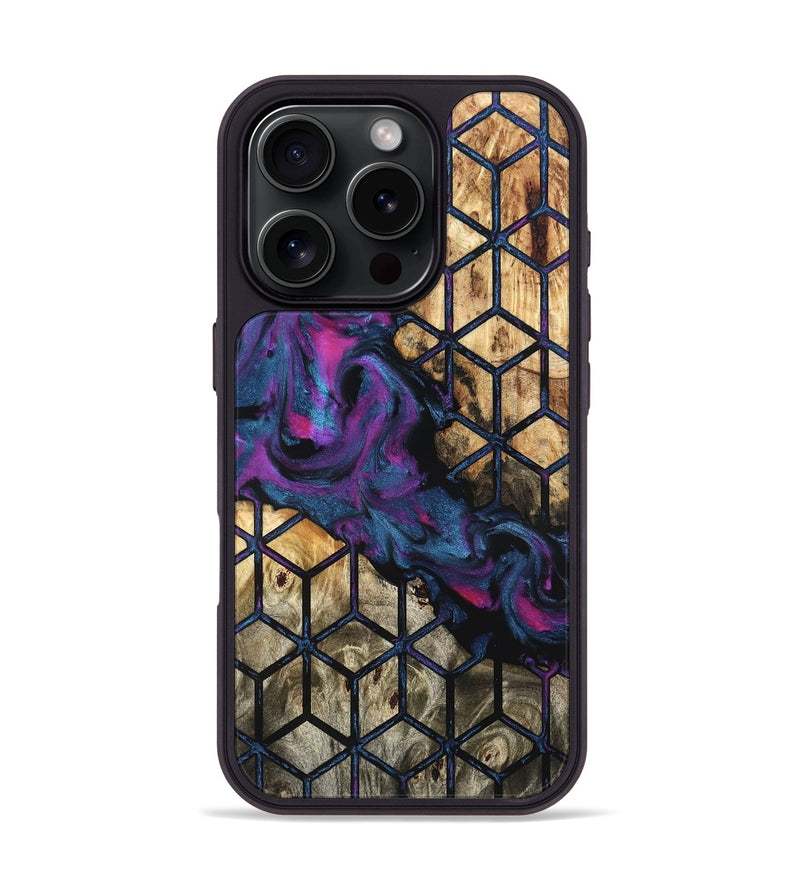 iPhone 16 Pro Wood Phone Case - Zackery (Pattern, 826805)