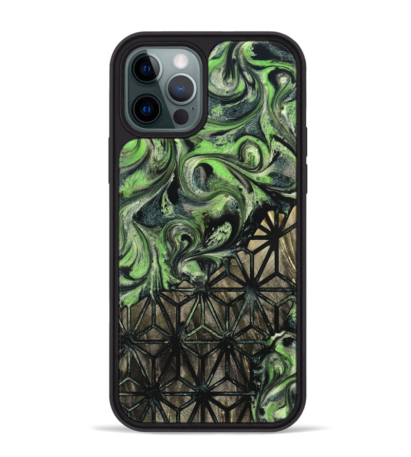 iPhone 12 Pro Max Wood Phone Case - Mozelle (Pattern, 826806)