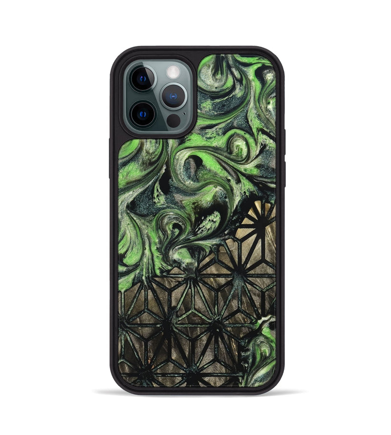 iPhone 12 Pro Wood Phone Case - Mozelle (Pattern, 826806)
