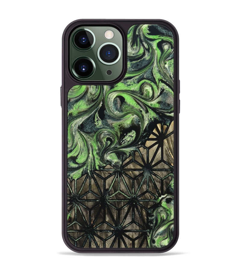 iPhone 13 Pro Max Wood Phone Case - Mozelle (Pattern, 826806)