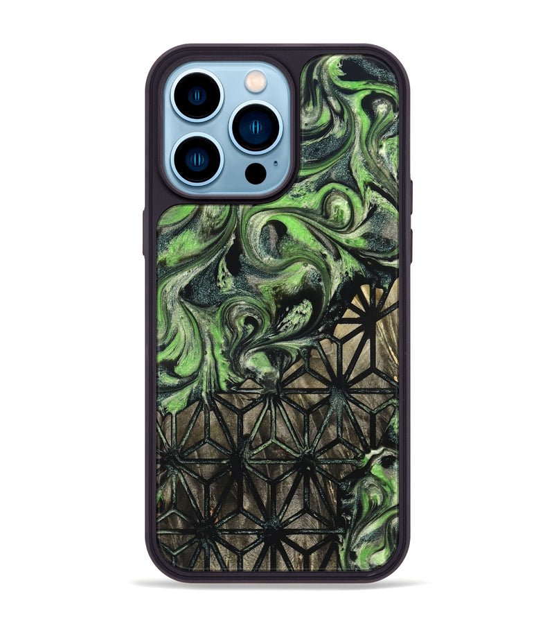 iPhone 14 Pro Max Wood Phone Case - Mozelle (Pattern, 826806)