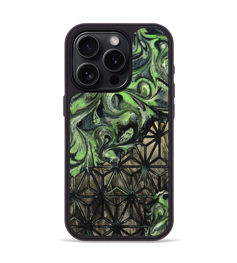 iPhone 15 Pro Wood Phone Case - Mozelle (Pattern, 826806)