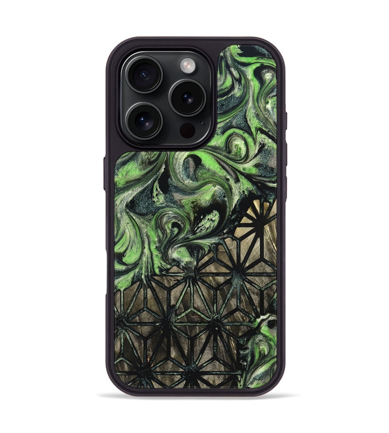 iPhone 16 Pro Wood Phone Case - Mozelle (Pattern, 826806)