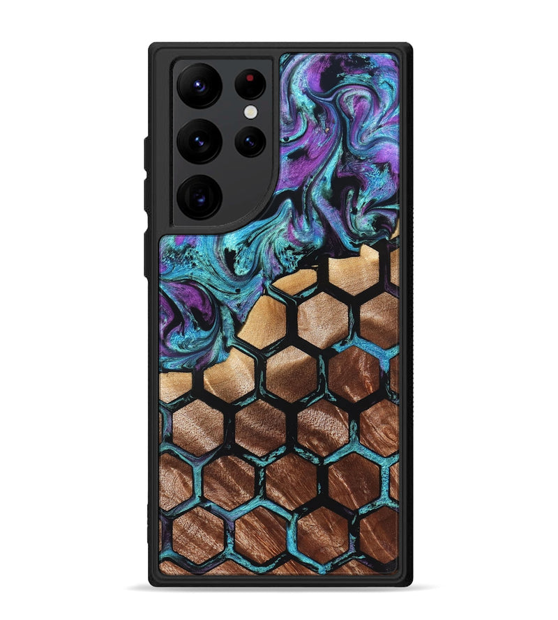 Galaxy S22 Ultra Wood Phone Case - Kamron (Pattern, 826807)
