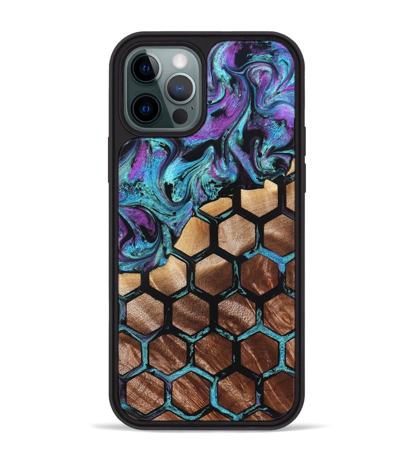 iPhone 12 Pro Max Wood Phone Case - Kamron (Pattern, 826807)