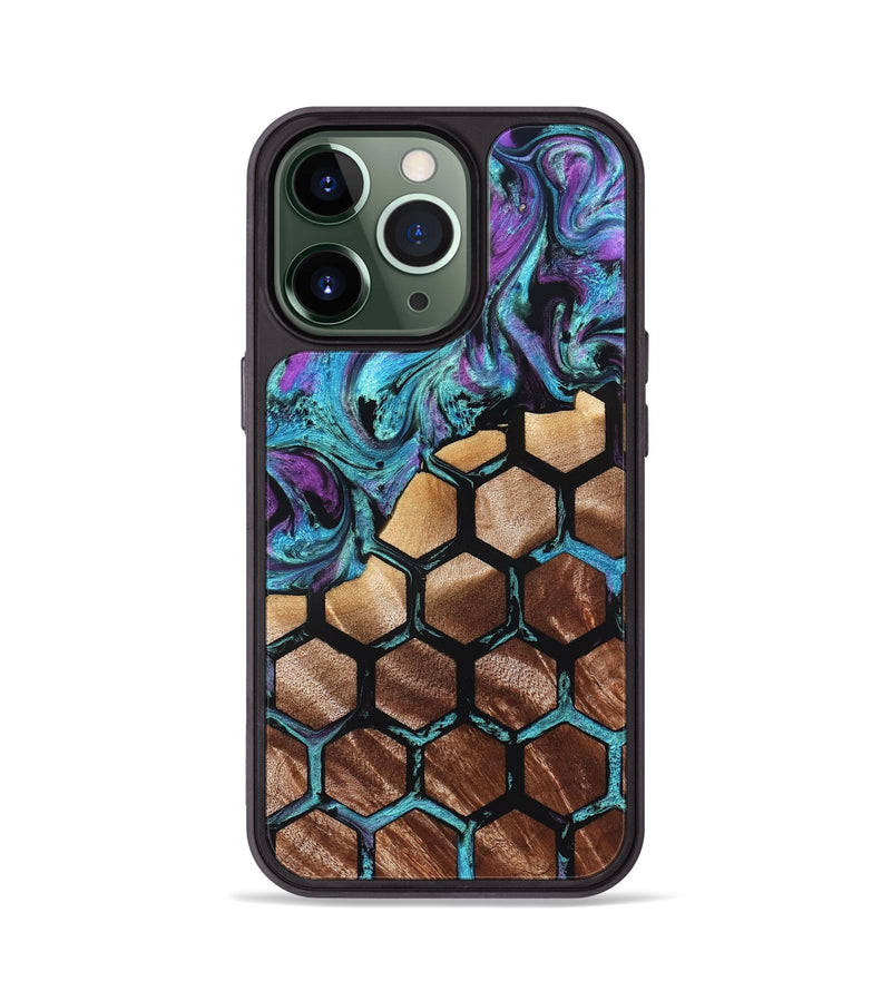 iPhone 13 Pro Wood Phone Case - Kamron (Pattern, 826807)