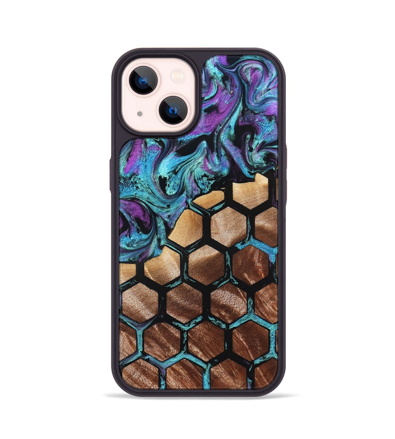 iPhone 14 Wood Phone Case - Kamron (Pattern, 826807)