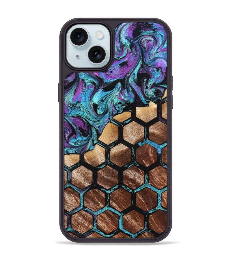 iPhone 15 Plus Wood Phone Case - Kamron (Pattern, 826807)