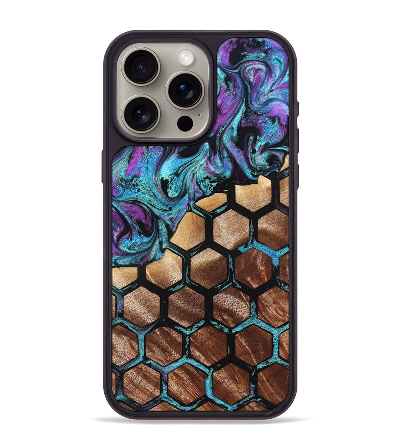 iPhone 15 Pro Max Wood Phone Case - Kamron (Pattern, 826807)