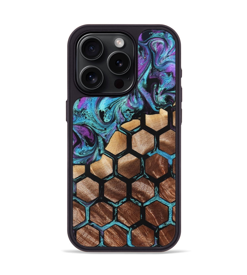 iPhone 15 Pro Wood Phone Case - Kamron (Pattern, 826807)