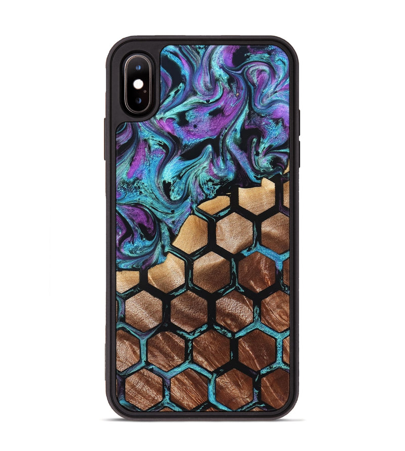 iPhone Xs Max Wood Phone Case - Kamron (Pattern, 826807)