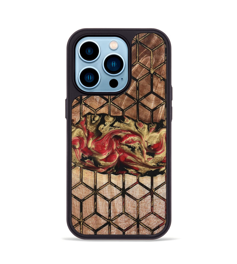 iPhone 14 Pro Wood Phone Case - Avianna (Pattern, 826809)