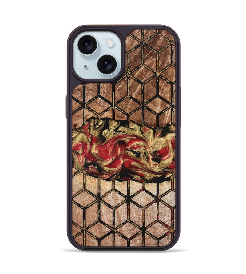 iPhone 15 Wood Phone Case - Avianna (Pattern, 826809)