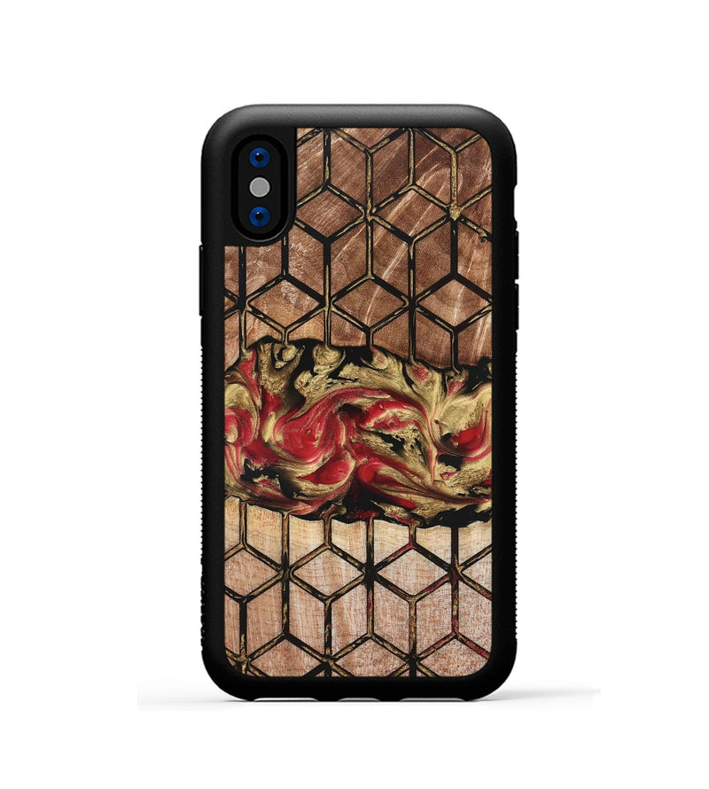 iPhone Xs Wood Phone Case - Avianna (Pattern, 826809)