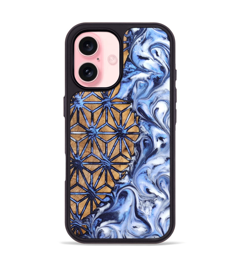 iPhone 16 Wood Phone Case - Sanai (Pattern, 826810)