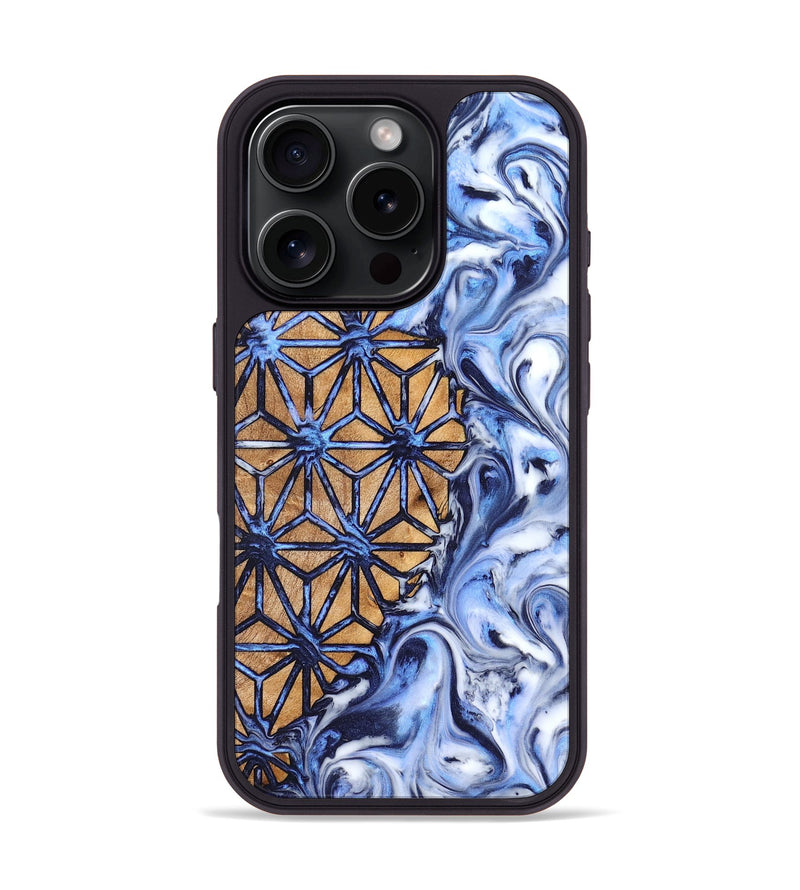 iPhone 16 Pro Wood Phone Case - Sanai (Pattern, 826810)