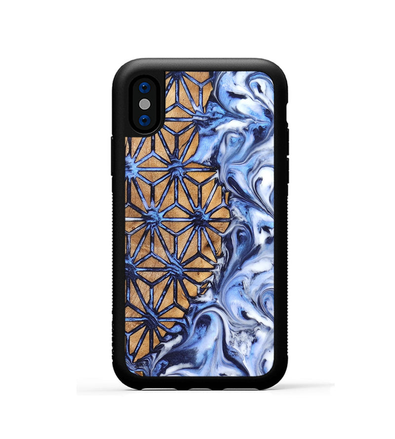 iPhone Xs Wood Phone Case - Sanai (Pattern, 826810)