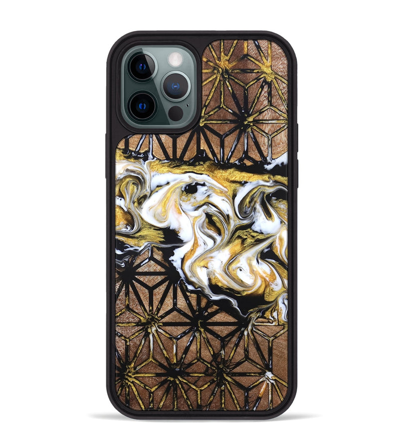 iPhone 12 Pro Max Wood Phone Case - Watson (Pattern, 826811)