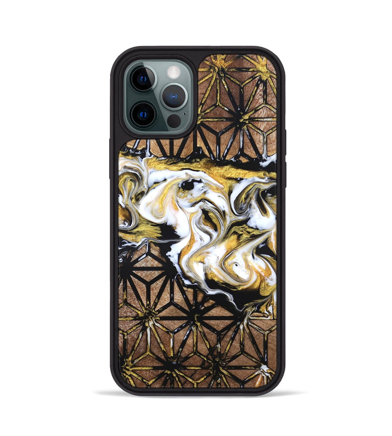 iPhone 12 Pro Wood Phone Case - Watson (Pattern, 826811)