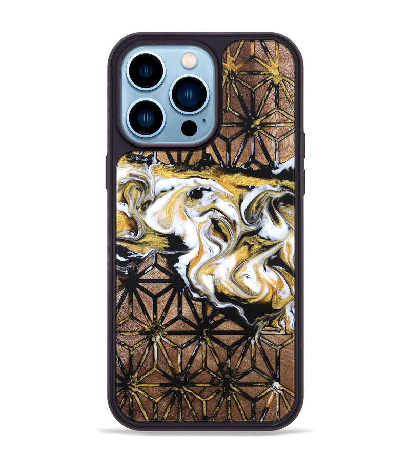 iPhone 14 Pro Max Wood Phone Case - Watson (Pattern, 826811)