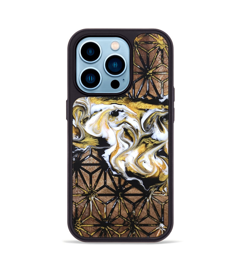 iPhone 14 Pro Wood Phone Case - Watson (Pattern, 826811)