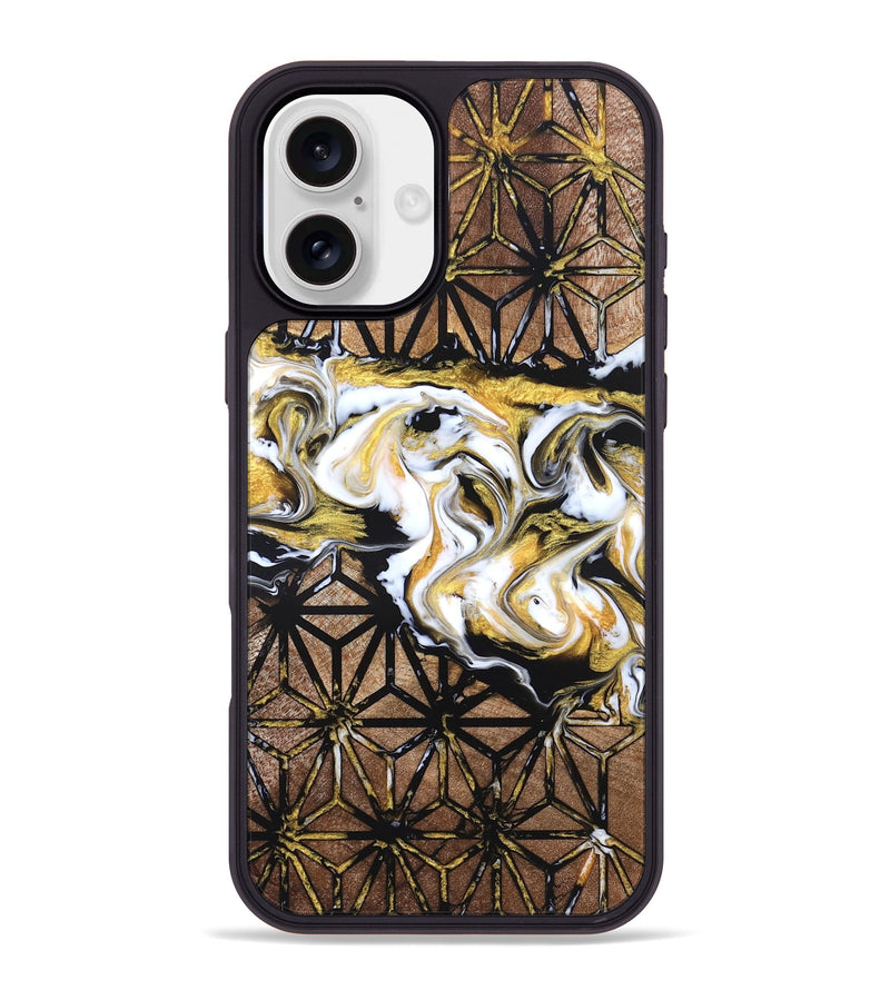 iPhone 16 Plus Wood Phone Case - Watson (Pattern, 826811)