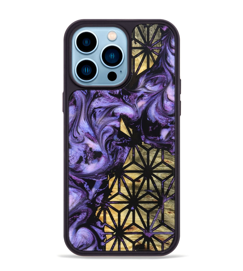 iPhone 14 Pro Max Wood Phone Case - Luanne (Pattern, 826813)
