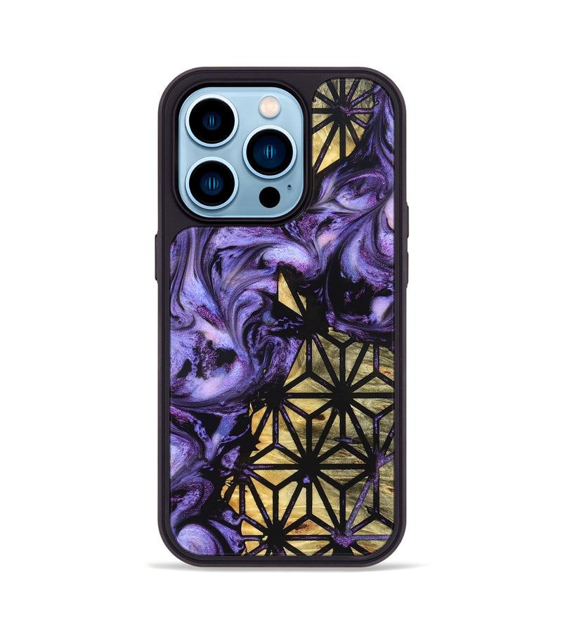 iPhone 14 Pro Wood Phone Case - Luanne (Pattern, 826813)