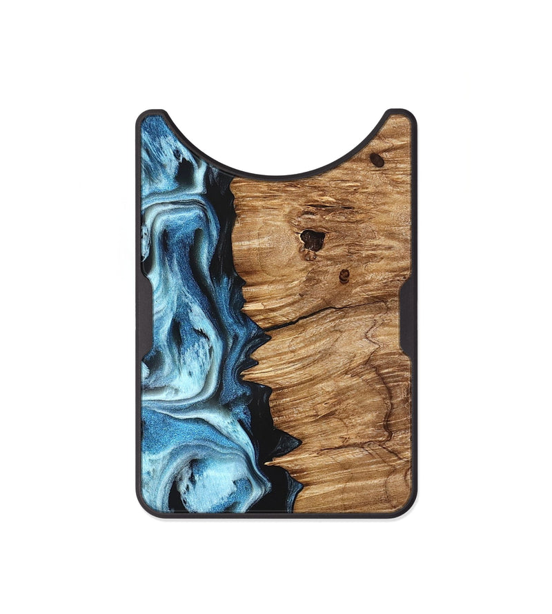 Alloy Wood Wallet - Twila (Blue, 826822)