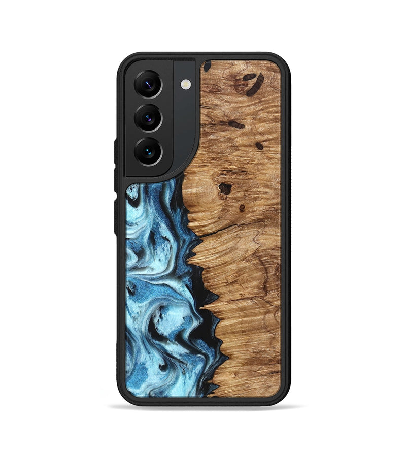 Galaxy S22 Wood Phone Case - Twila (Blue, 826822)