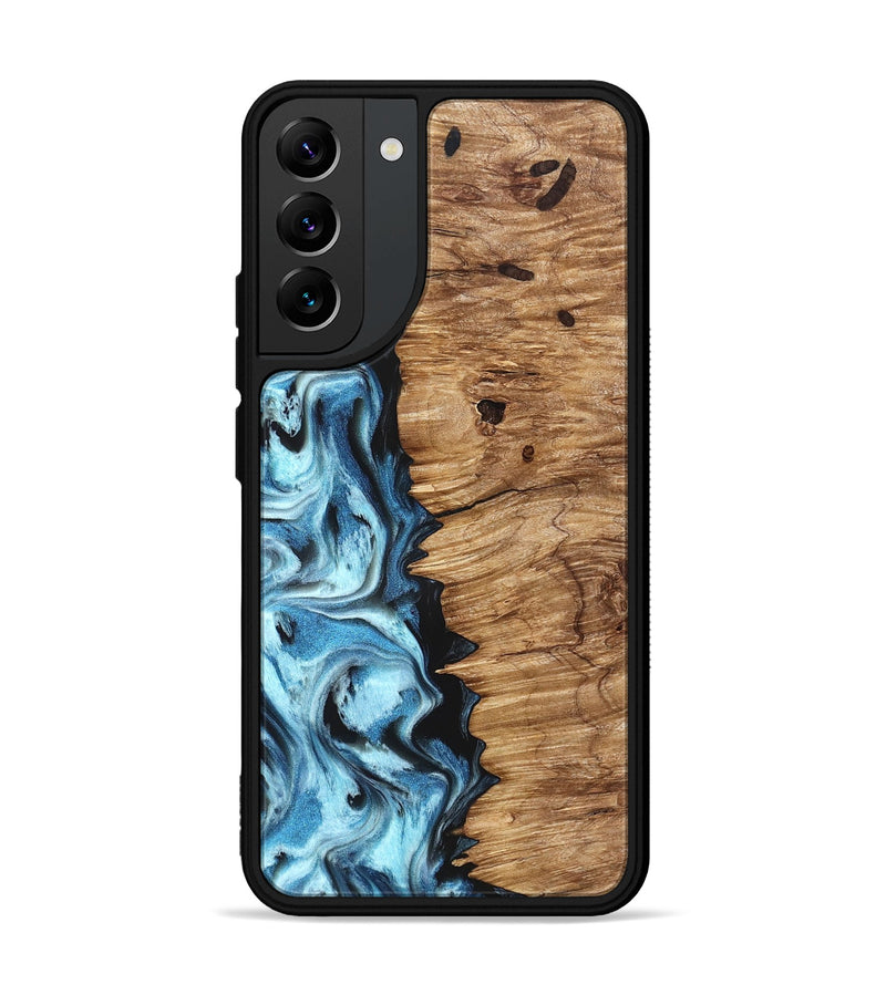 Galaxy S22 Plus Wood Phone Case - Twila (Blue, 826822)