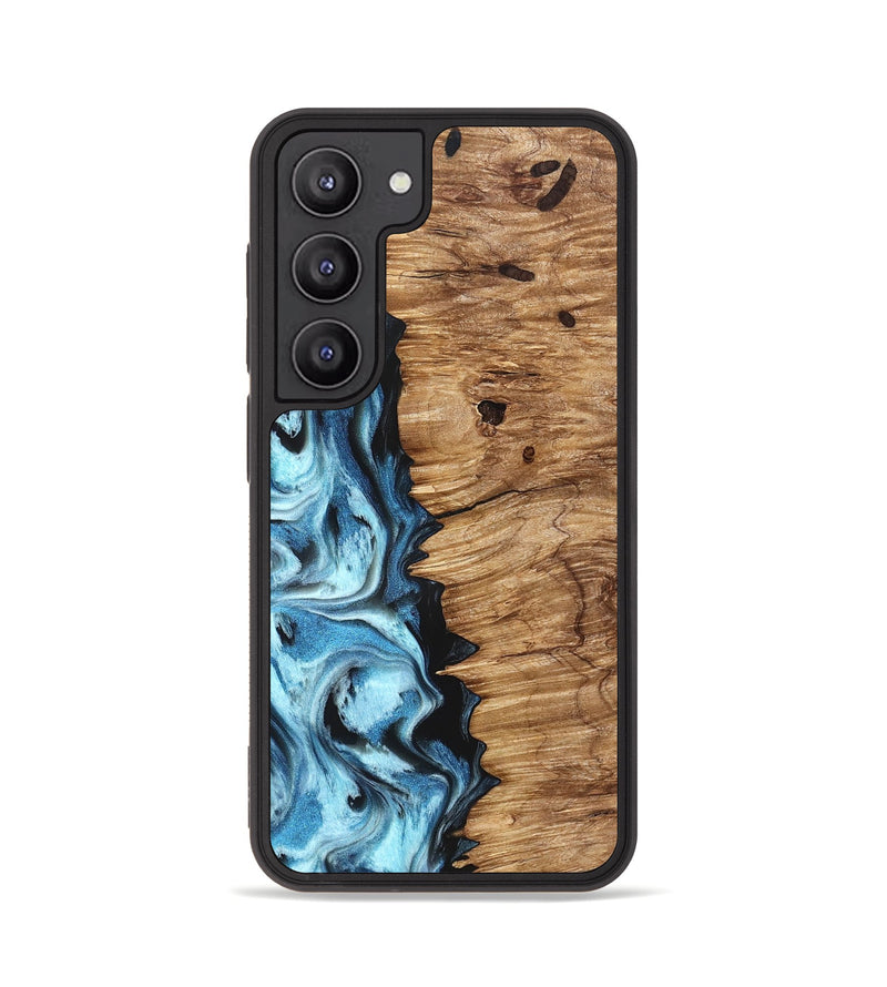 Galaxy S23 Wood Phone Case - Twila (Blue, 826822)