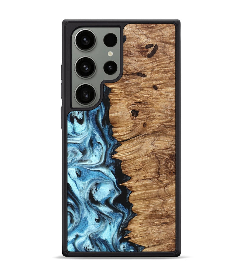 Galaxy S24 Ultra Wood Phone Case - Twila (Blue, 826822)