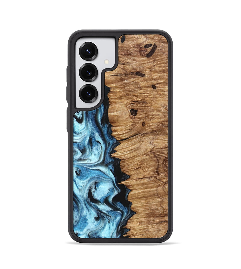 Galaxy S25 Wood Phone Case - Twila (Blue, 826822)