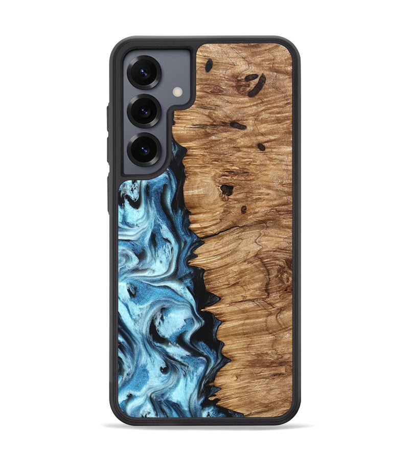 Galaxy S25 Plus Wood Phone Case - Twila (Blue, 826822)