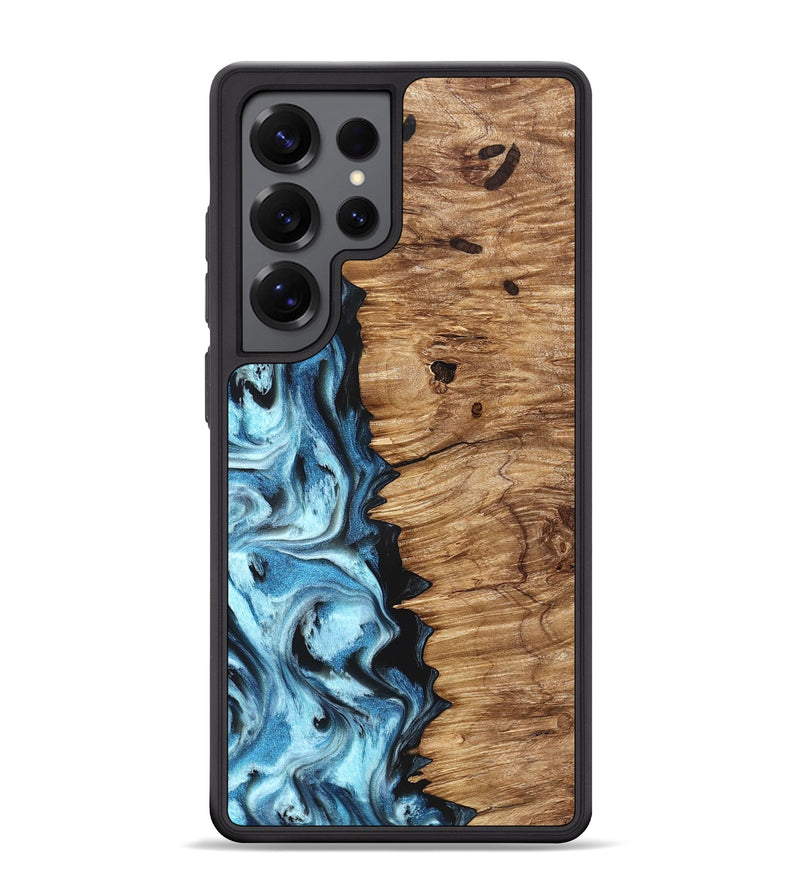 Galaxy S25 Ultra Wood Phone Case - Twila (Blue, 826822)